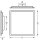 LED Deckenleuchte Weiß Metall 3000K B:44,5cm OSRAM