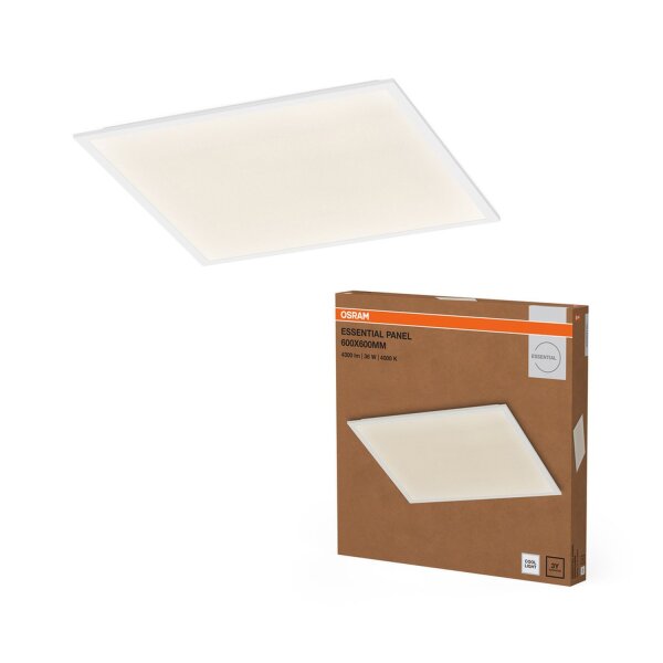 LED Deckenlampe Weiß Metall 4000K B:59,5cm OSRAM