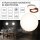 LED Deckenleuchte Click-DIM Braun Beton 3000K OSRAM