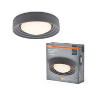 LED Deckenlampe Click-DIM Grau Beton 3000K Ø40cm...