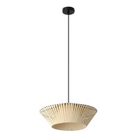Hängelampe Schwarz Beige E27 Ø40,5 cm modern...