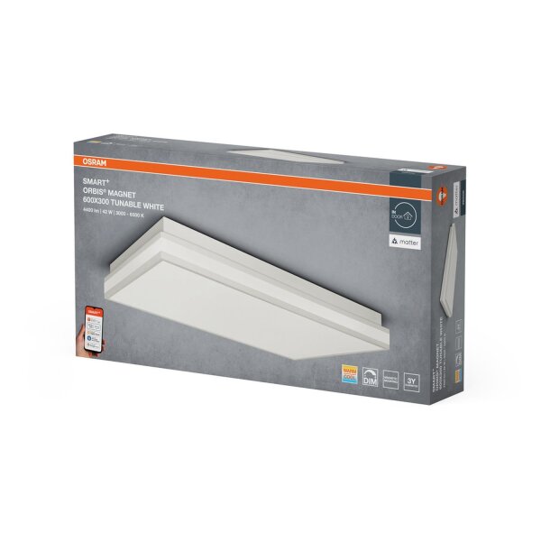LED Deckenleuchte dimmbar Smart+ TW Weiß L:60 cm OSRAM