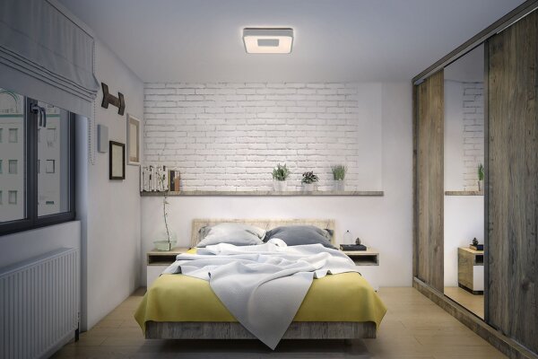 LED Deckenleuchte Click-DIM Silber 3000K L:48,5cm OSRAM