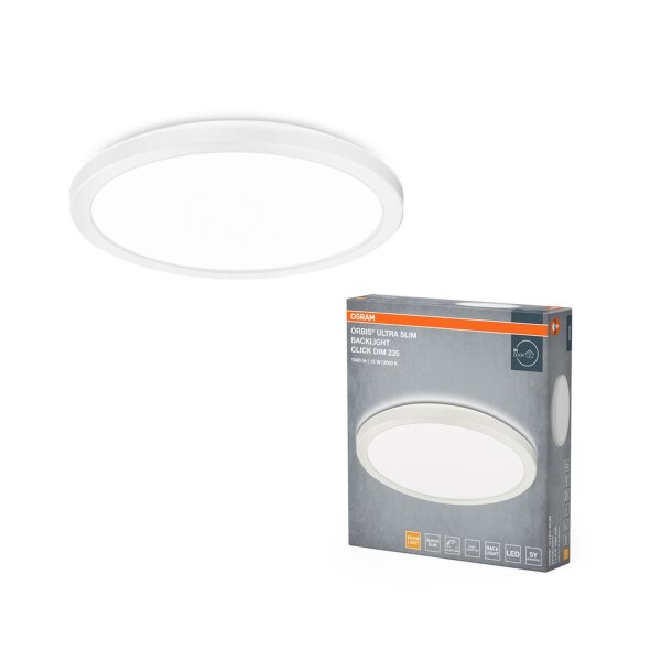 LED Deckenleuchte Click-DIM Weiß 3000K Ø23,5cm OSRAM