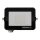 LED Strahler schwenkbar Schwarz Alu 3000K IP65 OSRAM