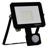 LED Spot Sensor schwenkbar Schwarz Alu 4000K IP65 OSRAM