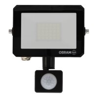 LED Spot Sensor schwenkbar Schwarz Alu 4000K IP65 OSRAM