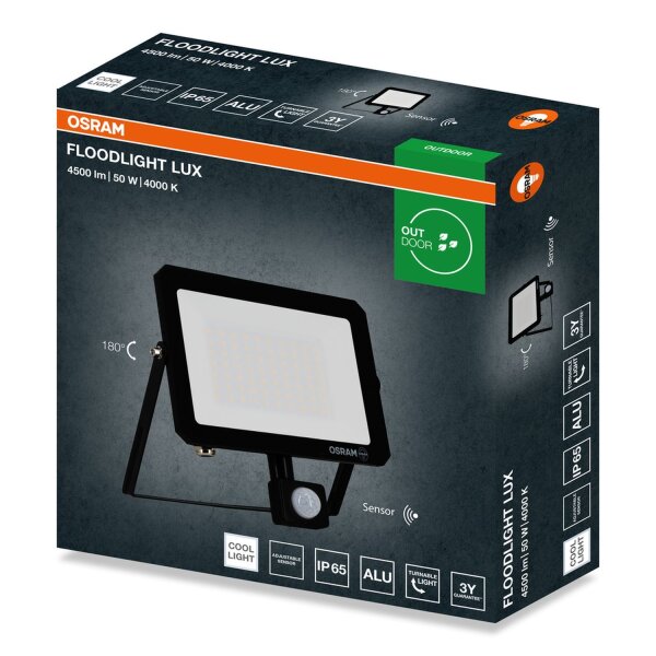 LED Außenstrahler Aluminium schwenkbar 4000K IP65 OSRAM