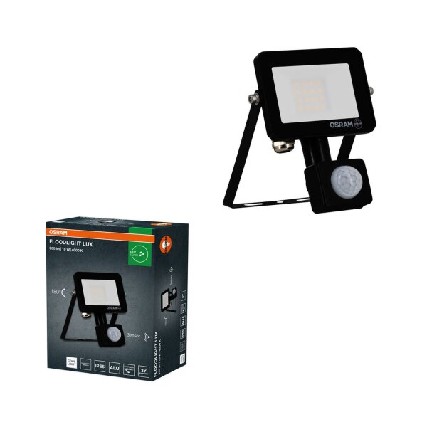 LED Flutlicht Sensor flexibel Alu 4000K IP65 OSRAM