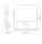 LED Spot Sensor schwenkbar Schwarz Alu 6500K IP65 OSRAM