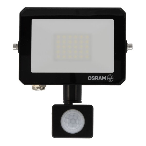 LED Flutlicht Sensor schwenkbar Alu 6500K IP65 OSRAM