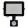 LED Flutlicht Sensor schwenkbar Alu 6500K IP65 OSRAM