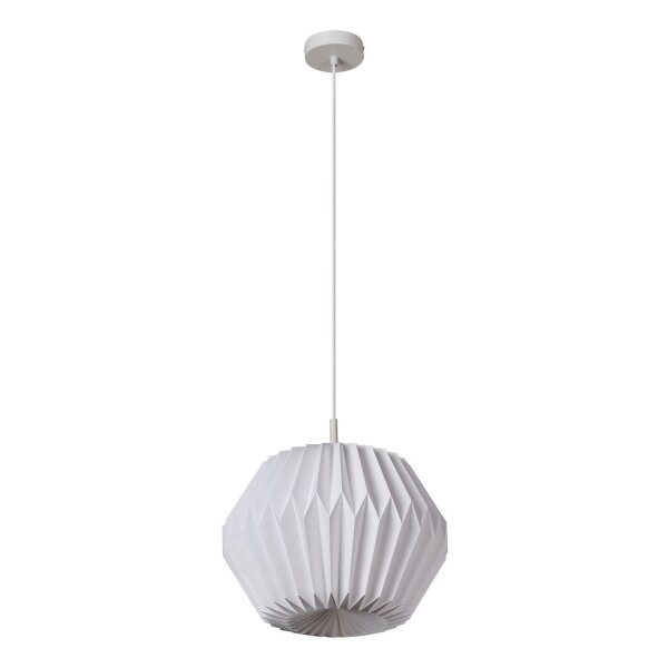 Runde Hängelampe Papier E27 Ø35 cm Weiß Modern OSRAM