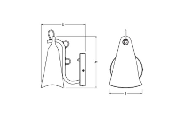 Wandlampe verstellbar Schwarz H:24,5 cm E27 Schalter