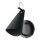 Wandlampe verstellbar Schwarz H:24,5 cm E27 Schalter