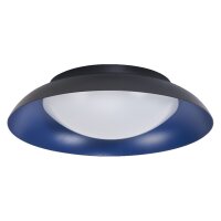 LED Deckenlampe Click-DIM Schwarz Blau 3000K Ø31cm...