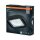 LED Deckenlampe Schwarz Glas 6500K IP65 B23cm OSRAM