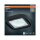 LED Deckenlampe Schwarz Glas 6500K IP65 B23cm OSRAM