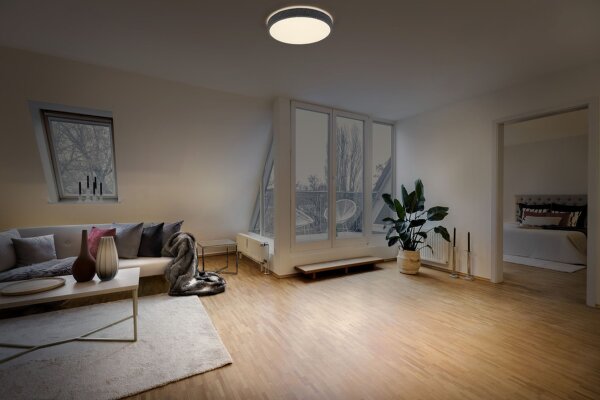 LED Deckenleuchte Click-DIM Grau 3000K Ø49cm OSRAM