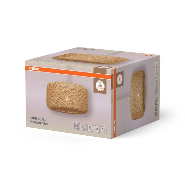 Pendelleuchte Papier E27 Ø40 cm Modern Design OSRAM