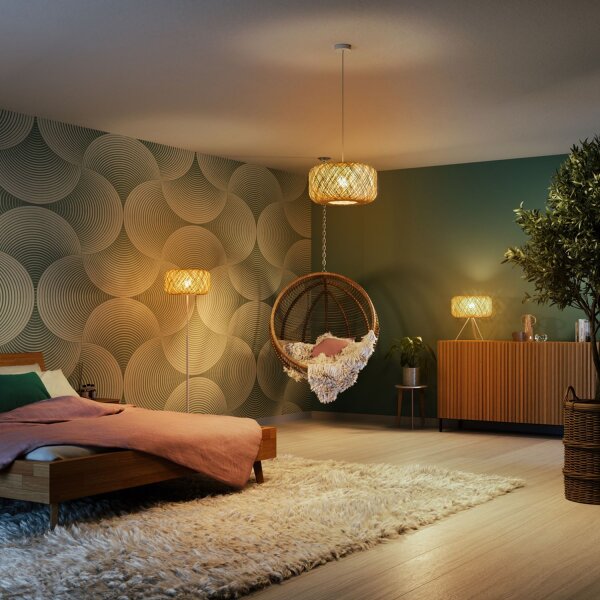 Pendelleuchte Papier E27 Ø40 cm Modern Design OSRAM