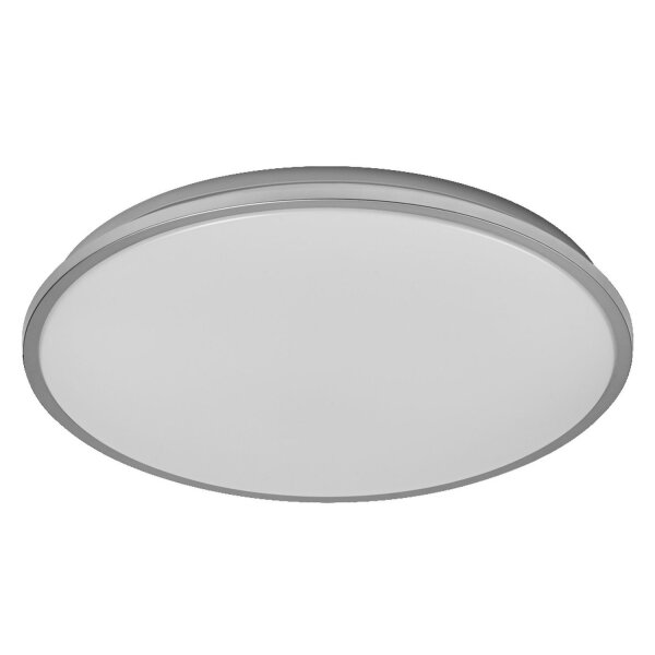 LED Deckenleuchte Silber Metall 3000K Ø39cm rund OSRAM
