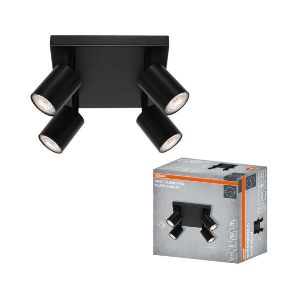 Deckenstrahler schwenkbar flexibel Metall GU10 OSRAM