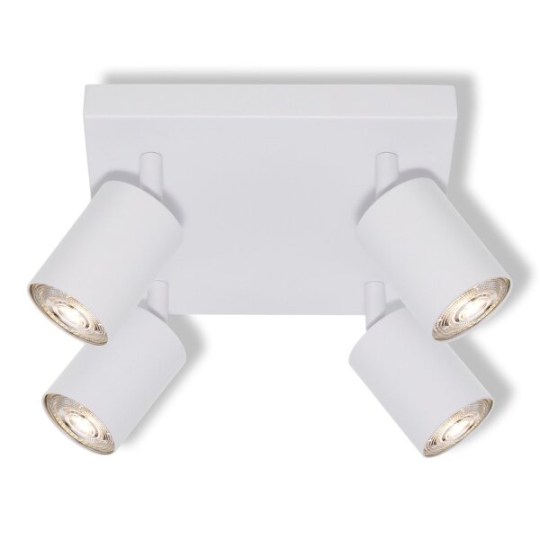Spot schwenkbar flexibel Weiß Metall GU10 L21cm OSRAM