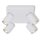 Spot schwenkbar flexibel Weiß Metall GU10 L21cm OSRAM