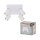 Spot schwenkbar flexibel Weiß Metall GU10 L21cm OSRAM
