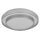 LED Deckenleuchte Silber Metall 3000K Ø38,5cm OSRAM