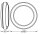 LED Deckenleuchte Silber Metall 3000K Ø38,5cm OSRAM