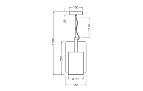 Wandlampe Gold Beton E27 L:15,5 cm modern OSRAM