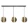 Pendelleuchte Schwarz Stahl Gold E27 Ø120 cm OSRAM