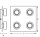 LED Deckenlampe Click-CCT CCT Schwarz Glas IP44 OSRAM