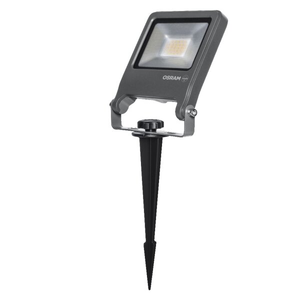 LED Außenstrahler schwenkbar 3000K IP65 32cm Erdspieß