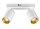 Deckenstrahler Weiß Gold verstellbar 21 cm GU10 OSRAM