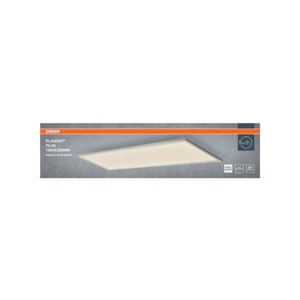 LED Deckenlampe Weiß Alu Metall 4000K L:119,5cm OSRAM
