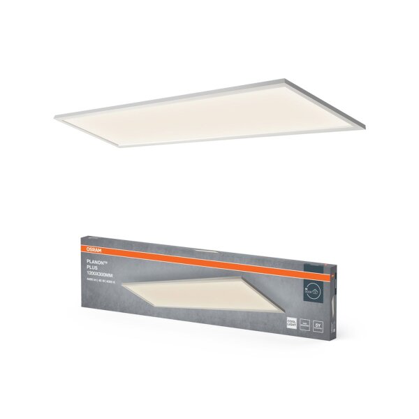LED Deckenlampe Weiß Alu Metall 4000K L:119,5cm OSRAM