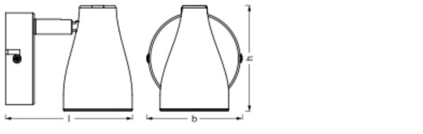 LED Deckenspot schwenkbar Weiß Metall GU10 OSRAM