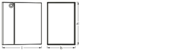 Wandstrahler verstellbar Weiß Alu IP44 GU10 OSRAM