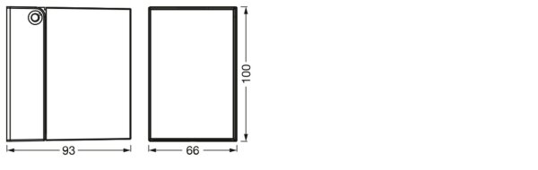Wandstrahler verstellbar Weiß Alu IP44 GU10 OSRAM