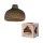 Deckenleuchte Karton Braun E27 Metall B:36 cm OSRAM