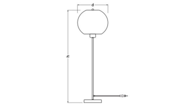 Stehleuchte Karton E27 Schwarz Stahl H:160 cm OSRAM