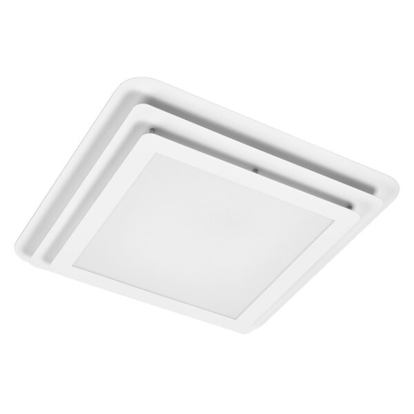 LED Deckenlampe Weiß Metall 3000K B:45cm blendarm OSRAM