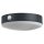 LED Solar Deckenleuchte Sensor Schwarz Alu 3000K IP44