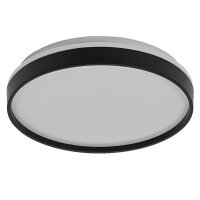 LED Deckenleuchte Schwarz Metall 3000K Ø38,5cm OSRAM