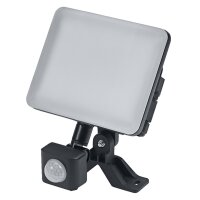 LED Außenstrahler Sensor Schwarz Aluminium 4000 K IP44