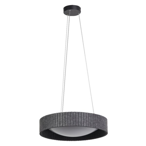 LED Pendelleuchte Filz 3000 K Metall Ø50 cm OSRAM
