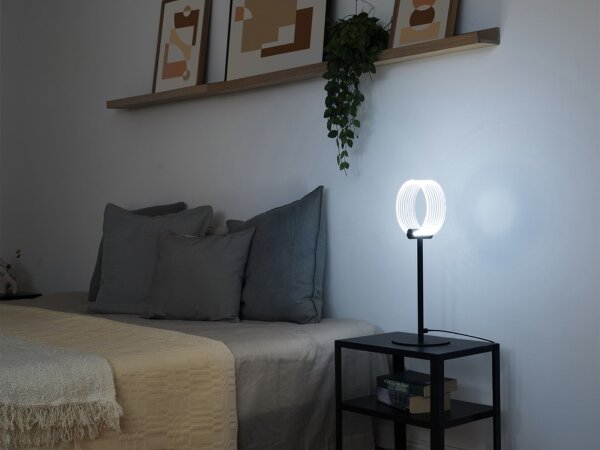 LED Tischleuchte Metall Schwarz CCT H:44 cm OSRAM